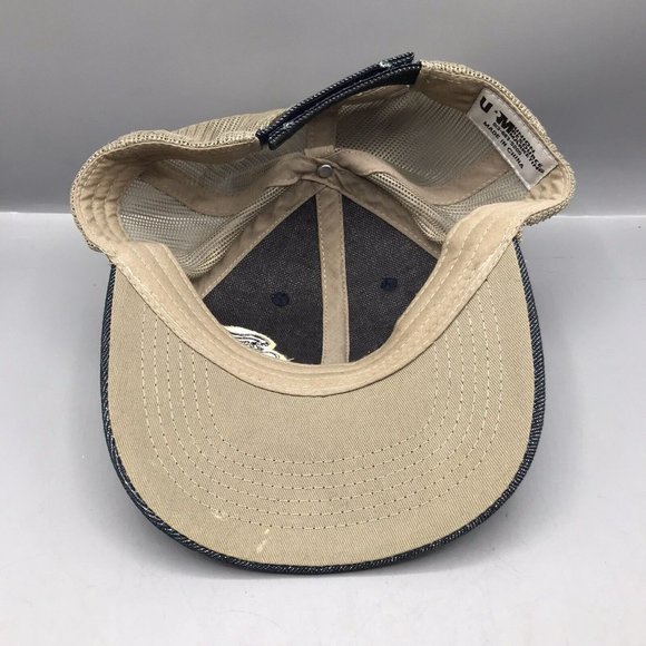 Panera Bread Employee Cap Hat Adult Adjustable Blue Denim Mesh Poly Cotton - Picture 5 of 6